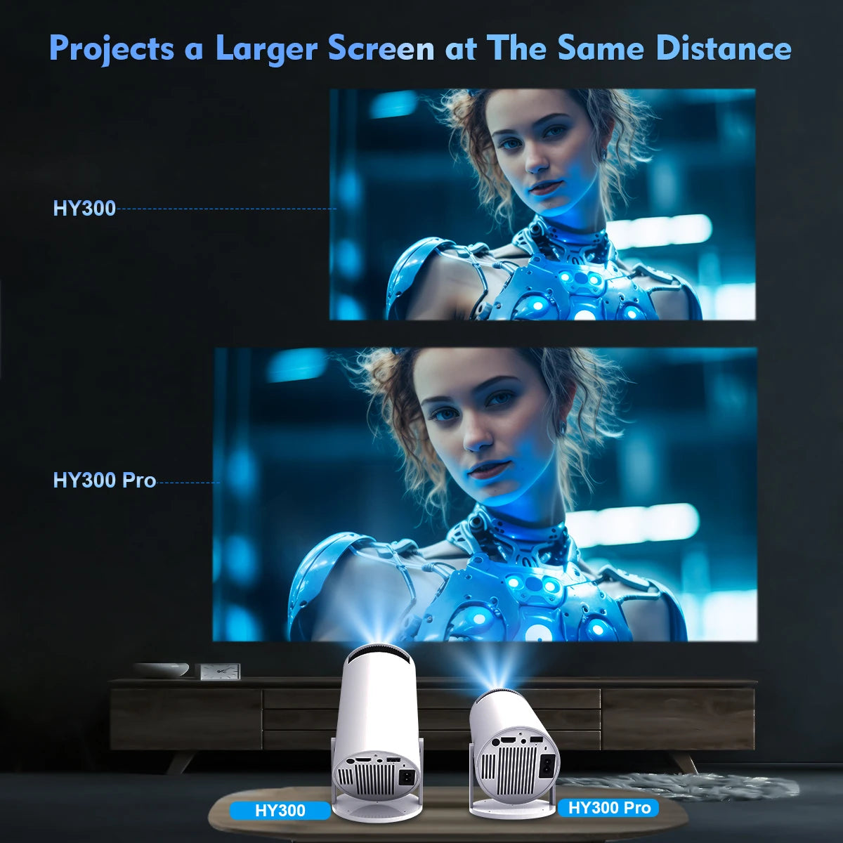 Projector 4K Android 260ANSI 1080P 1280*720P Home Cinema