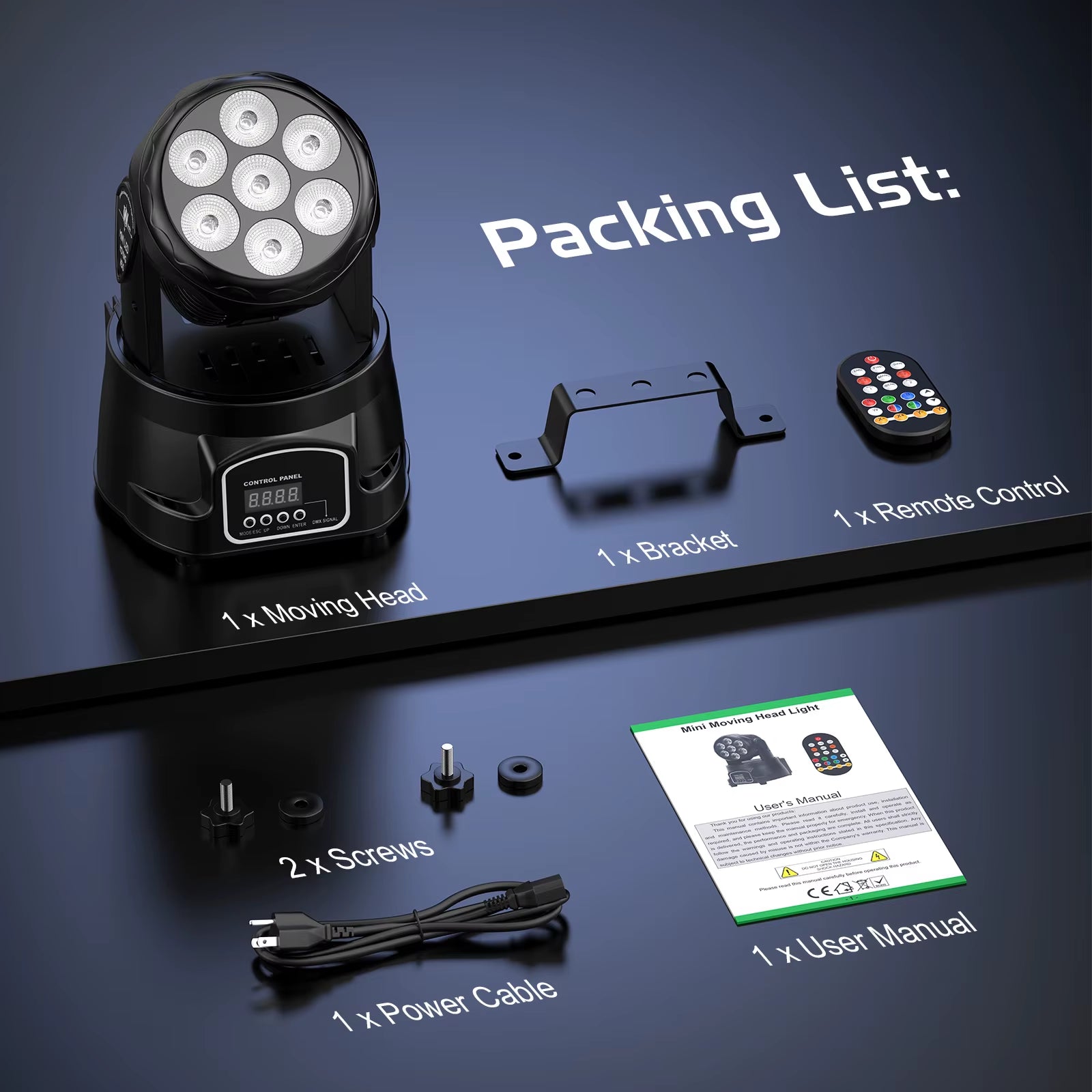 RGBW LED Moving Head Light DMX512