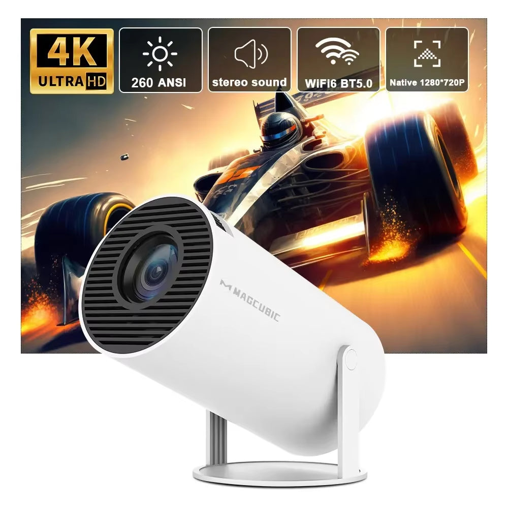 Projector 4K Android 260ANSI 1080P 1280*720P Home Cinema
