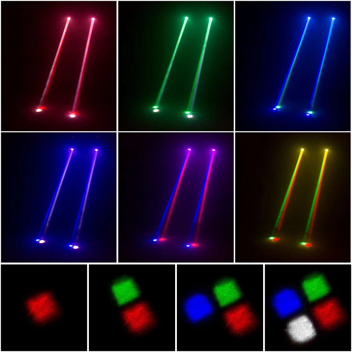 Mini LED RGBW Moving Head Light DMX512 