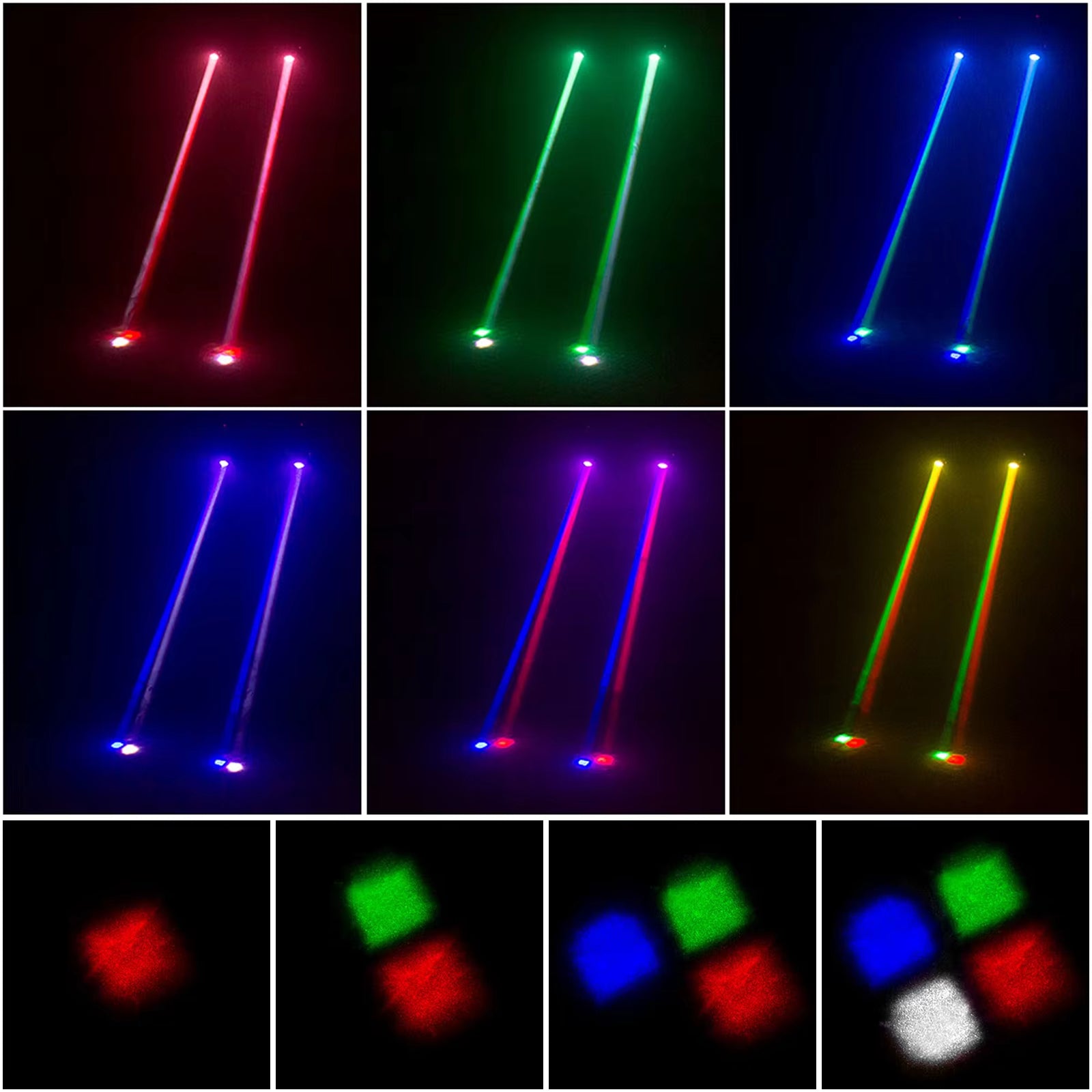 Mini LED RGBW Moving Head Light DMX512 