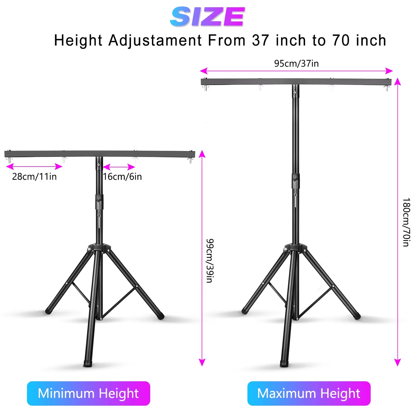 DJ Adjustable lighting Tripod 