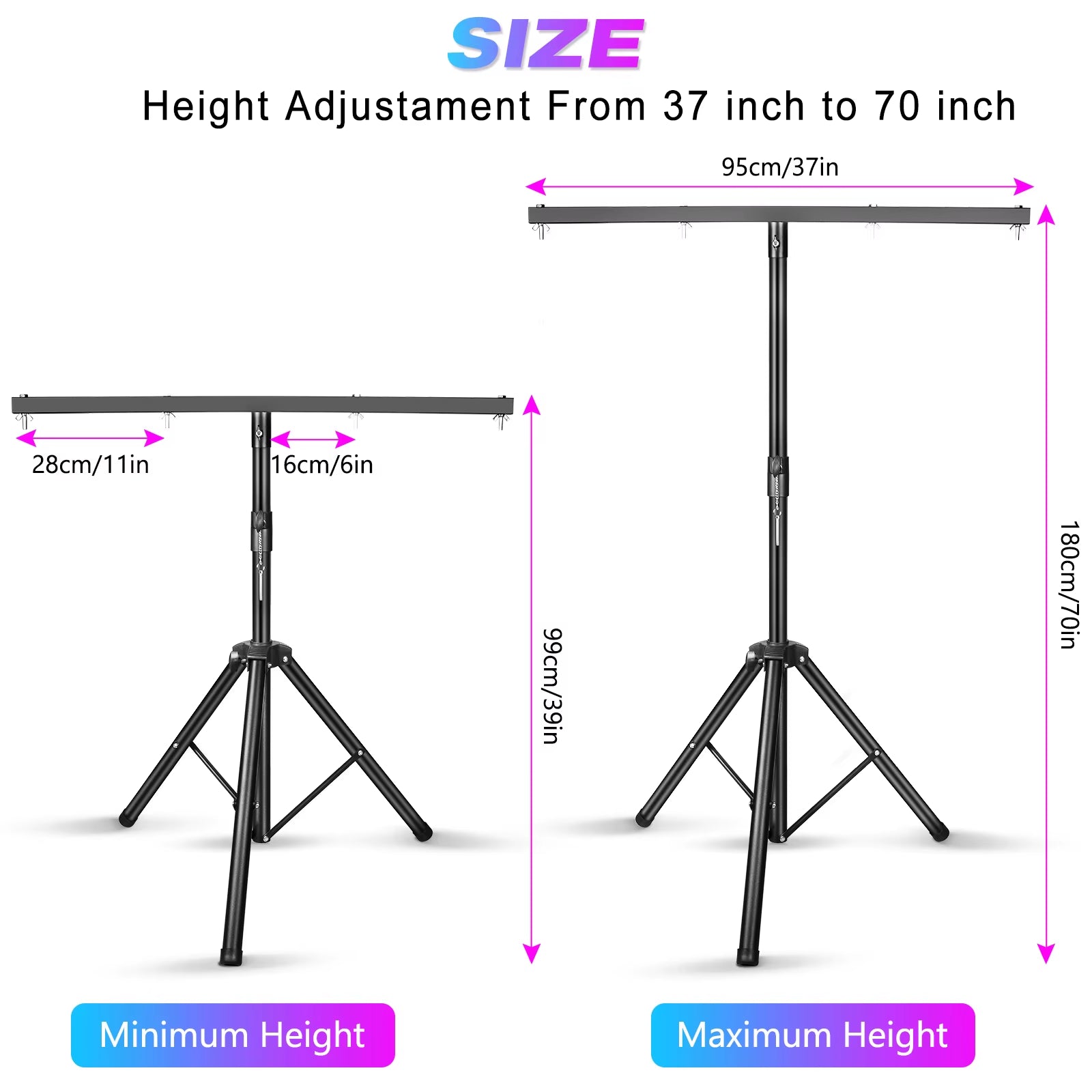 DJ Adjustable lighting Tripod 